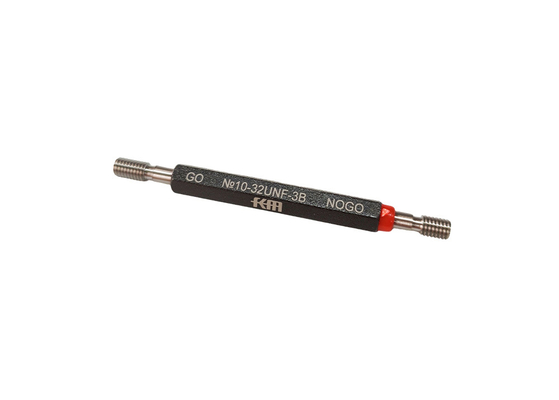 High Precision Inch 10-32 Unified Ring and Plug Thread Gauge with 3B Accuracy for Thread Measurement and DIN Standard