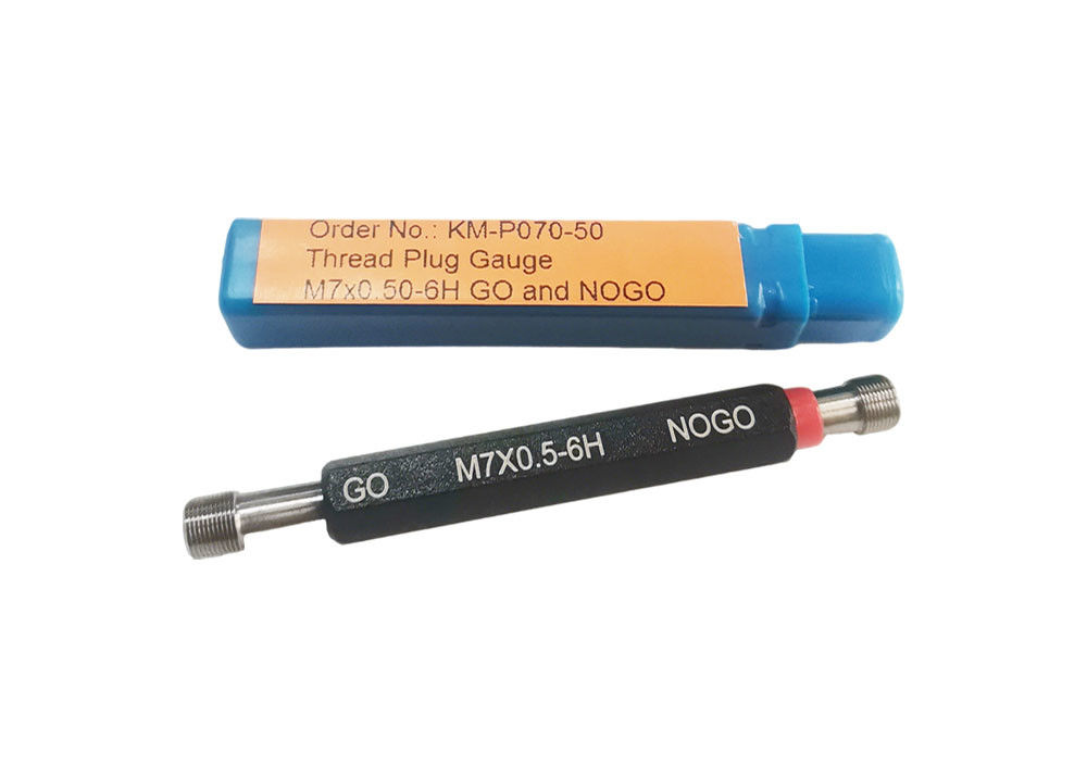 Precise Metric Ring And Plug Thread Gauges For Threaded Parts M7.0 With Pitch 0.5 For Thread Measurement And Inspection