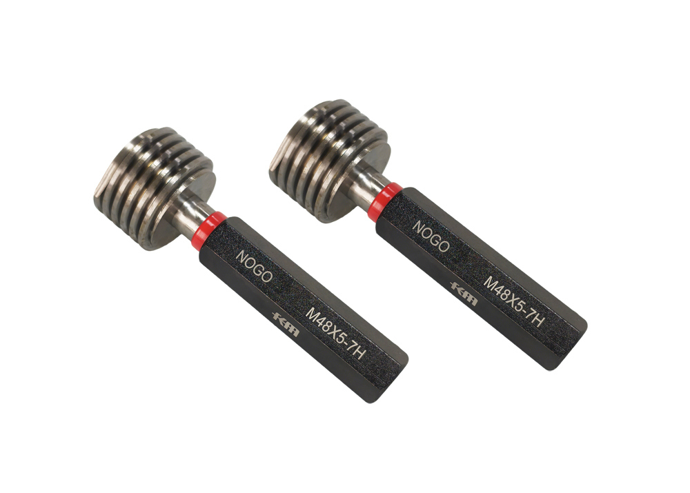 Precision Thread Plug Gauge M48 NOGO Side for Manufacturing Inspection