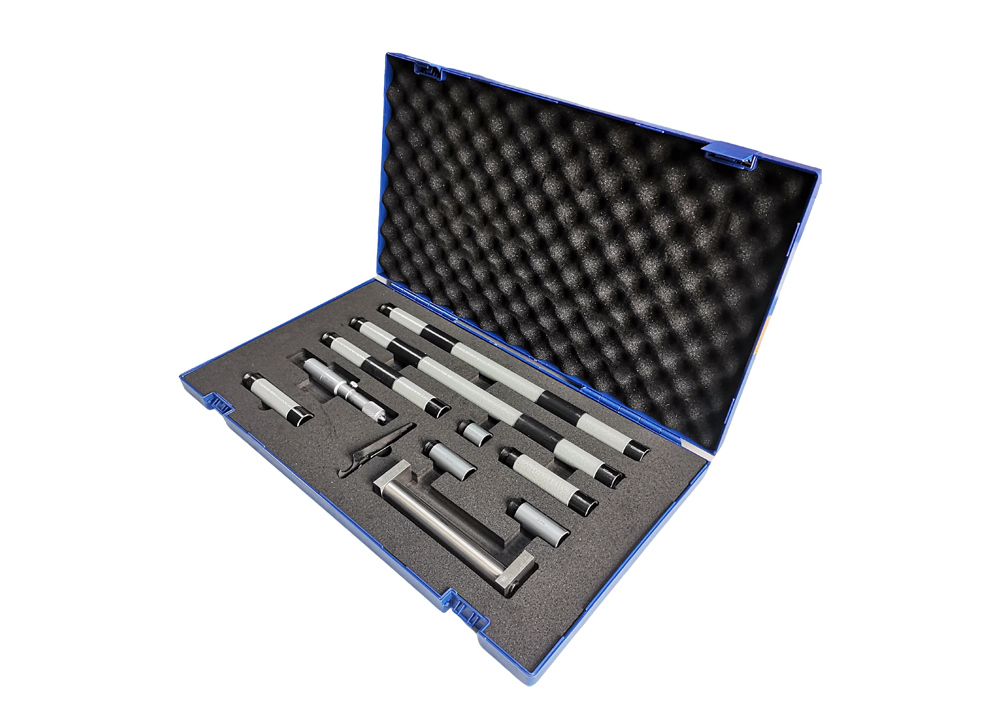 Tubular Inside Micrometer Set With Carbide Tips For Large Internal Diameter Measurement