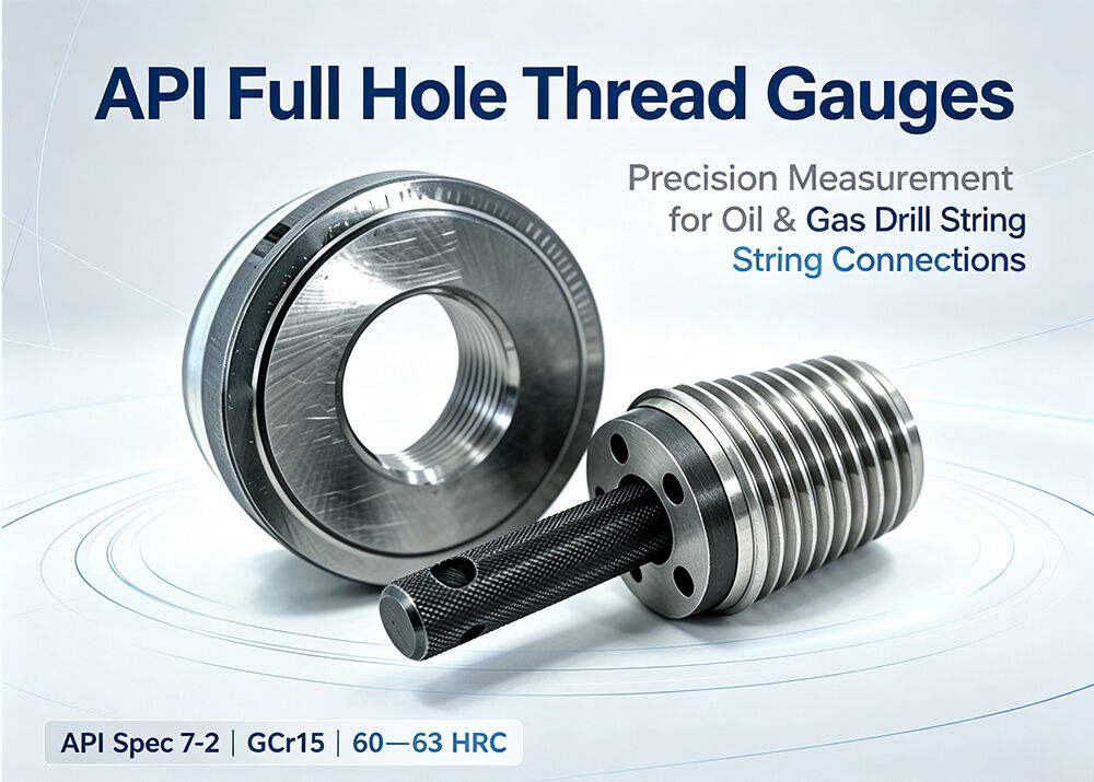 Full Hole Rotary Shouldered Connection Thread Gauges API Spec 7-2 Standard for Oil & Gas Drill String Thread QC
